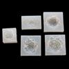Molde de pegamento de gota de espejo flor pequeña diy molde de tocado vintage flor de horquilla antigua accesorios de flor de rosa molde decorativo