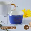 Caja de Embalaje para Yogurt de Cuero de Leche Hecho a Mano Vaso de Papel Engrosado con Película de Doble Forro Yogurt Fermentable Embalaje Desechable Vaso de Papel