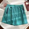 Shorts esportivos leves, respiráveis, impermeáveis e de secagem rápida, com combinação de cores dopamina, unissex, para casais, calças de praia para caminhada e montanhismo