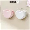 Copo para Escova de Dentes Coração de Casal Copo de Escova de Dentes para Banheiro Espremedor de Pasta de Dente Montado na Parede Suporte de Escova de Dentes para Casa Copo para Enxaguante Bucal