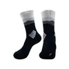 Calcetines Antibacterianos de Lana Merino, Calcetines Acolchados para Senderismo y Montañismo, Suela de Toalla Antideslizante, Calcetines Transpirables de Media Caña para Deportes al Aire Libre