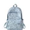 Mochila de gran capacidad y versátil para estudiantes de secundaria y preparatoria. Mochila para estudiantes universitarias. Bolso de moda para mujer de estilo nicho de calle avanzado.