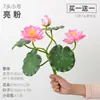 Flor de Loto Simulación Hoja de Loto Falsa Ofrenda para Salón Budista a Buda Flor de Seda Sala de Estar Arreglo Floral Chino Arreglo de Flores Altar Budista Significado Zen Escritorio