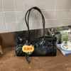 Bolso de Mujer 2026 Nuevo Vintage Rojo Bolso de Axila Estilo Baguette Bolso Cruzado Bolso de Mano de Lujo Ligero para Mujer Bolso de Hombro
