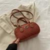 Estilo Coreano Moda para o dia a dia Estilo Hong Kong bolsa de mão retrô 2024 Nova Bolsa tiracolo estilo Ocidental bolsa quadrada pequena bolsa casual