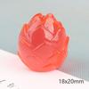 Micropaisaje con simulación de fruta luminosa, adornos tridimensionales de resina para comida y juegos, pinzas para el cabello, accesorios decorativos de bricolaje, pequeños adornos tridimensionales.