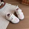 Moda para Niñas Estilo Coreano Estilo Ins Velcro Casual Zapatos de Tabla de Caña Baja Nuevos de Otoño 2026 Zapatos Deportivos para Niños