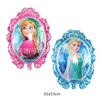 Venta Caliente de Amazon 18 Pulgadas Dibujos Animados Hielo Aisha Princesa Anna Tesoro de Nieve Globo de Película de Aluminio Decoración de Fiesta