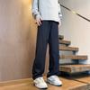 Calças Táticas Americanas 2025 Plissadas Primavera Perna Reta Zíper Micro-Grande Calças de Terno Masculinas Slim Fit Roupa de Trabalho Calças de Assalto
