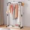 Tendedero de Piso a Piso para Interiores del Hogar de Grado Superior Barra para Colgar Ropa Balcón Especial Secado Edredón Barra Telescópica