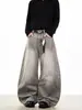 Jeans Originales de Fabricante Estilo Retro Americano Sueltos de Trabajo para Hombres y Mujeres, Otoño Vintage Estilo de Alta Gama, Pantalones de Nicho Súper Elegantes