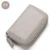 A primeira camada de couro de vaca direto da fábrica porta-cartões feminino em estoque órgão masculino identidade cartão de crédito RF porta-moedas porta-cartões anti-roubo escova