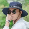 Sombrero de Sol Plegable para Viajes al Aire Libre en Verano, Sombrero de Pescador de Ala Ancha Grande para Hombre, Sombrilla Anti-UV, Sombrero de Pesca con Protección para el Cuello