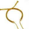 Pulseira Simples de Corda Vermelha Semi-acabada com Nó de Cobra Tecida à Mão, Usável, Pingente de Conta de Transferência, Fivela da Paz, Corda Tecida à Mão