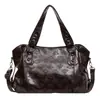 Bolso Tote Clásico Transfronterizo, Bolso Cruzado Retro Europeo y Americano de Cuero Suave Grabado para Viajes, Bolso de Mano de Moda, Bolso de Hombro Debajo del Brazo para Mujer