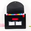 Carpeta Plegable tipo Acordeón A4 Nueva de 25 Compartimentos Sellada por Tres Lados con Correa para Colgar, Bolsa para Almacenamiento de Documentos de Oficina al por Mayor