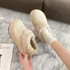Zapatos Birkenstock de Nieve para Exteriores para Mujer Invierno Algodón 2026 Cálidos Nuevos Diseño Engrosado con Felpa Lana de Cordero