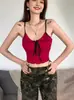 Chic Francés Slim Slim Camisola Moda Versátil Deseo Puro Nicho Ins Sexy Sexy Top para Mujer