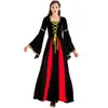 Disfraz de Diosa Griega Princesa Reina de Palacio para Halloween Medieval Retro Falda Larga Disfraz para Actuación Teatral