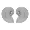 N12137 Europeu e americano ZA Heavy Industry Bright Conch Pendant Pendant Fashion Exagerado Geométrico Cera Linha Marine Wind Colar