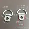 Argola de puxar em D de aço inoxidável, fivela em forma de D para reboque de carrinho, fivela de fixação em forma de D para acessórios de capa de celular, argola em D semicircular
