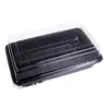 Caja de Empaque para Pastel de Frijol Mungo, Pan Rectangular Sucio, Pan Desprendible, Pastel de Leche Fresca, Caja de Plástico Transparente para Hornear Pastelería para Llevar