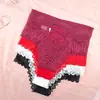 Panty de Encaje para Mujer de Cintura Alta Control de Abdomen con Tira Cruzada Sexy Extra Caliente de Triángulo Talla Grande Amazon Comercio Exterior