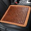 Cojín para asiento de coche colchoneta fresca de verano monolítica transpirable de bambú cojín para asiento de coche universal asiento de camión colchoneta ventilada