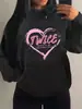 Sudadera Redonda Europea Transfronteriza Linda de Kpop con Mangas Largas Sueltas, Perfecta para Fotos de Álbum