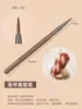 Pluma de fototerapia japonesa herramientas para decoración de uñas al por mayor varilla semitransparente pincel de barrido pincel de doble punta para pintar construcción trazo a mano alzada degradado