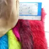 Pelo Sintético de Zorro Medio Imitación Pelo de Zorro Longitud Media Pelo Suave Cuello de Pelo de Zorro Ropa Cuello de Suéter Tela Peluda