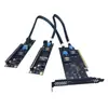 Placa adaptadora SlimSAS 4.0 Cabo de extensão SFF-8654 PCIe Gen 4
