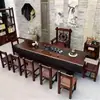 Mesa de Té de Madera Maciza, Tetera, Mesa de Té de Oficina Estilo Chino Nuevo Madera de Barco Viejo, Sala de Estar, Combinación de Mesa de Té y Sillas para el Hogar
