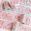Cinta Tilado Sakura Story Wide Edition Cinta adhesiva con forma de corazón para niña linda Cinta adhesiva especial para aceite y papel