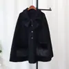 Casaco Manto de Tricô Dupla Face Tweed Estilo Chanel com Laço Pequeno Lançamento Outono/Inverno 2024 Suéter de Alta Qualidade Moda Feminina