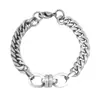 Pulsera de Cadena Cubana Trenzada Doble con Nudo de Cuerda Texturizada de Alta Resistencia, Diseño de Nicho para Hombres y Mujeres, Joyería Versátil Estilo Callejero
