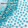 Joias para Nail Art Diamante Estrela-do-Mar 6mm Celebridade da Internet Popular Fundo Pontiagudo Colorido Formato Especial Estrela de Cinco Pontas Gorda Diamante para Nail Art Atacado