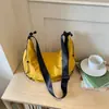 Bolso bandolera para mujer para ir a clase, nuevo y moderno de verano 2026, popular bolso de hombro casual, bolsa tipo dumpling de gran capacidad