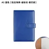 Cuaderno para Uso Empresarial y de Oficina, B5 con Hebilla, Estilo Retro Simple, Cubierta Gruesa de Cuero, Cuaderno de Reuniones, Cuaderno de Trabajo