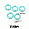 Colgante Pindou Buscando Amor Accesorios Anillo de Resorte Aro Abierto Cadena de Extensión Cadena de Cuentas Llavero con Cascabel Cierre Accesorios DIY