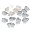 Acessório de Jade de Água 15x21mm Pingente Dupla Face de Lótus em Jade de Água Natural com Furo Passante para Pulseira, Colar, Brincos DIY