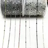 Corrente O de lantejoulas DIY, corrente cruzada, corrente achatada, grampo de cabelo estilo antigo, franja, enfeite de cabelo, materiais feitos à mão, acessórios de joalheria