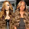 Peluca Amazon para Mujeres Europeas y Americanas Cabello Castaño con Mechas Rizado Olas Grandes Pelucas Venta Caliente Transfronteriza Color Piano Cabello Largo Rizado