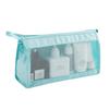 Neceser de Viaje para Mujer, Bolsa de Almacenamiento de Viaje Impermeable para Hombre, Bolsa de Cosméticos Pequeña Portátil para Viaje de Negocios al Aire Libre con Diseño Transparente