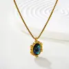 Collar con Colgante de Concha y Caracola de Moda Transfronterizo Europeo y Americano, Collar Geométrico de Corazón de Lujo Ligero de Nicho de Alta Gama para Mujer