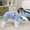 Roupas para Cachorro com Clipe para Guia, Jaqueta de Algodão de Inverno para Filhotes de Teddy, Pomerânia, Bichon Frisé, Gatos de Estimação, Jaqueta de Lã de Quatro Pernas com Abertura nas Costas 25
