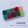 Juego Completo de Perlas para Sello de Cera con Formas de Flores, Caja Transparente con Compartimentos, 10/15/24 Colores, Venta al por Mayor de Fábrica de Sellos de Cera