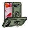 Para Pixel 9A Estuche de Armadura con Soporte Anticaídas 2 en 1 Funda Protectora con Anillo para Coche Pixel 9