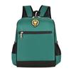 Mochila con logo para estudiante de primaria clase de entrenamiento estilo británico tamaños grande y pequeño palabras impresas mochila de descompresión clase de tutoría logo impreso