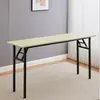 Mesa dobrável simples mesa de treinamento retangular ao ar livre portátil escrivaninha de estudo conferência mesa longa mesa de jantar dobrável
